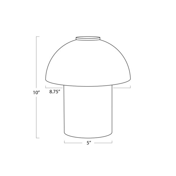 Bonnie Alabaster Uplight Line Drawing